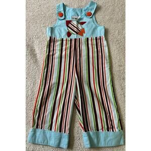 Sam & Sydney 6-12m Smocked and stripped Longall.